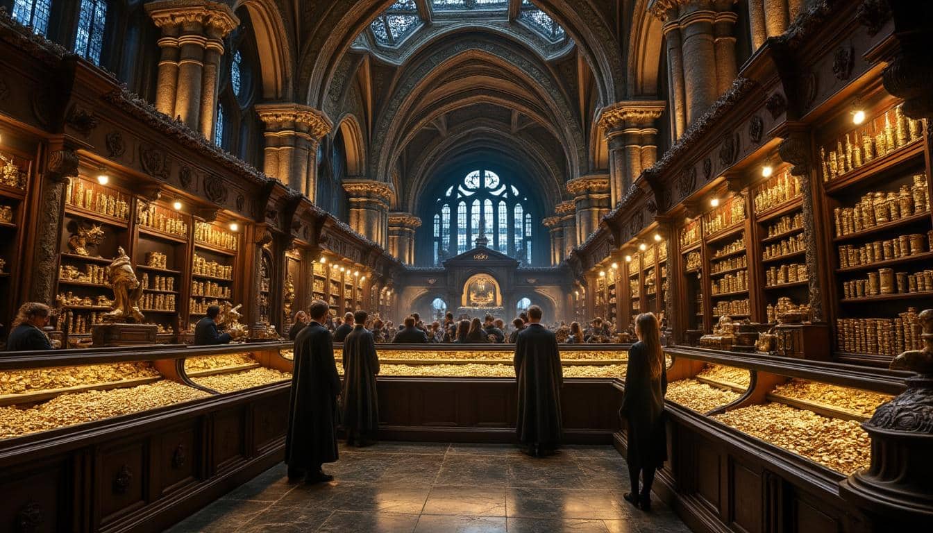 La banque dans le monde de Harry Potter : secrets et mystères de Gringotts
