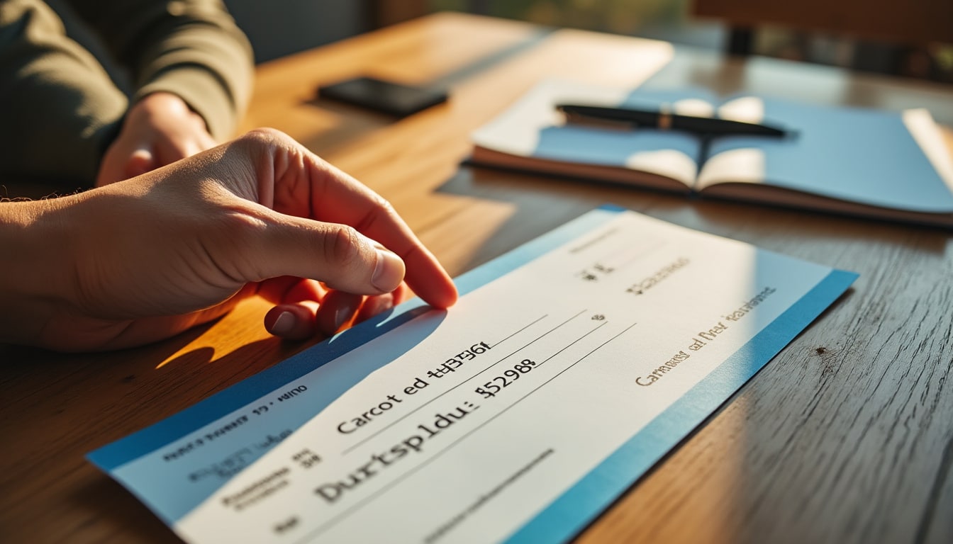 Illustration: Comprendre le rôle du numéro de compte inscrit sur un chèque